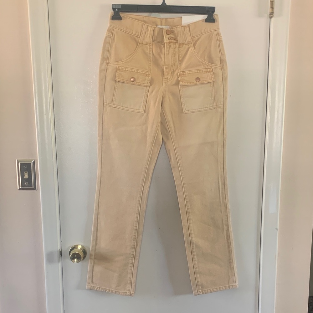 BDG Women's Straight Leg Tan Jeans